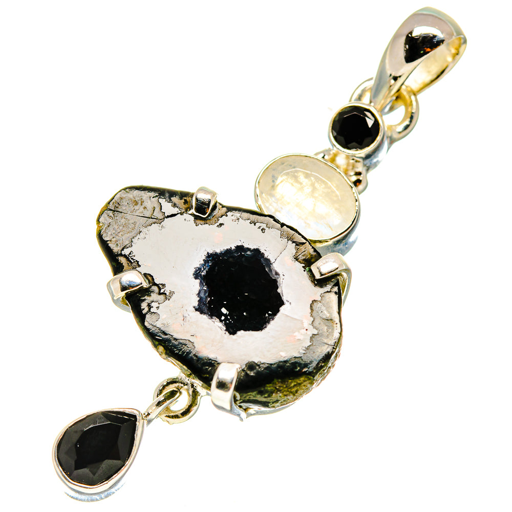 Coconut Geode Druzy Pendants handcrafted by Ana Silver Co - PD737797