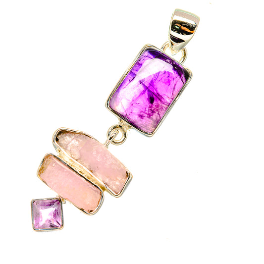 Amethyst Pendants handcrafted by Ana Silver Co - PD7378