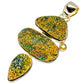 Spectro Pyrite Druzy Pendants handcrafted by Ana Silver Co - PD737804