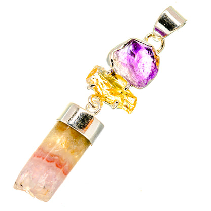 Amethyst Stalactite Pendants handcrafted by Ana Silver Co - PD7379