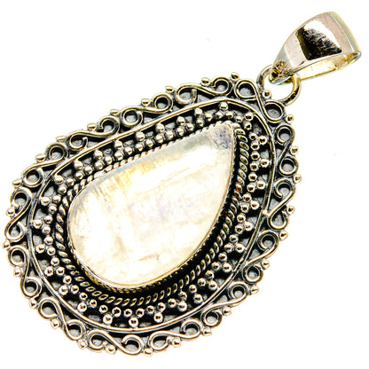 Rainbow Moonstone Pendants handcrafted by Ana Silver Co - PD738122