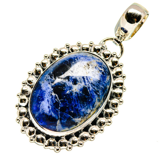 Sodalite Pendants handcrafted by Ana Silver Co - PD738435