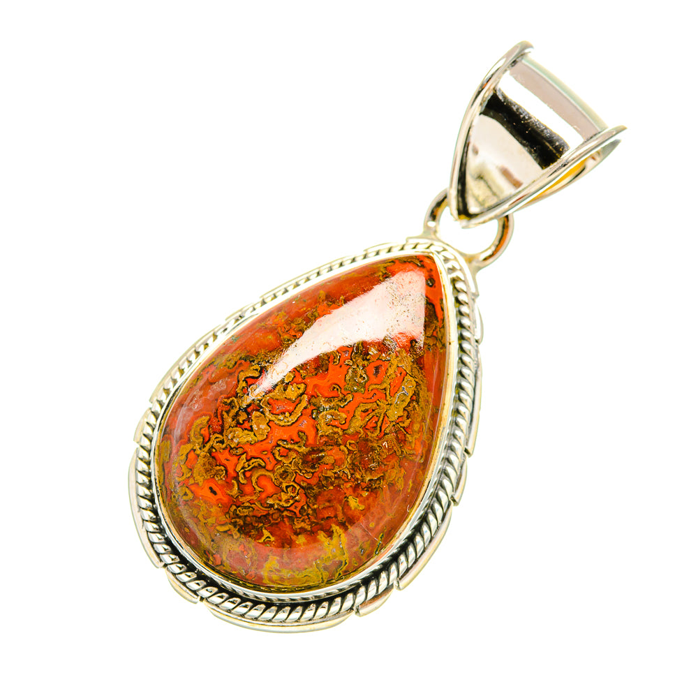 Moroccan Agate Pendants handcrafted by Ana Silver Co - PD7390