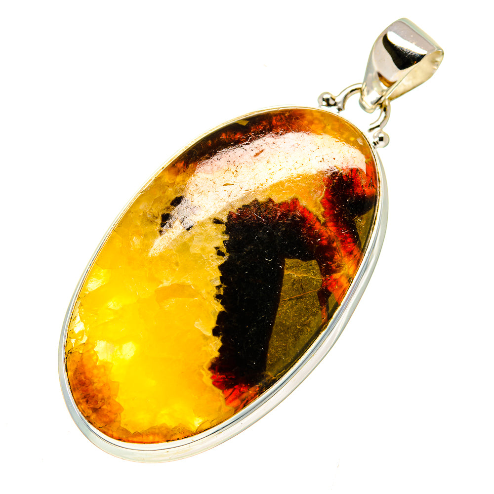 Septarian Nodule Pendants handcrafted by Ana Silver Co - PD739078