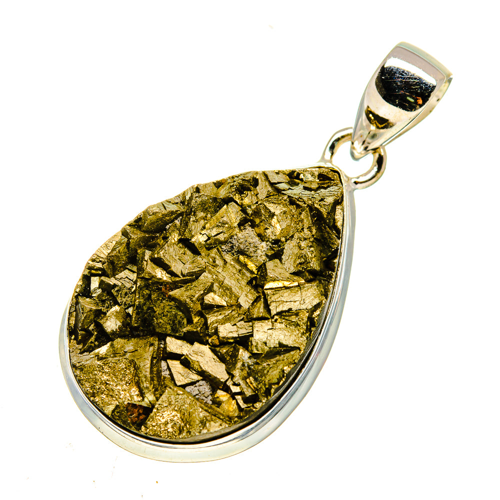 Pyrite Pendants handcrafted by Ana Silver Co - PD739120