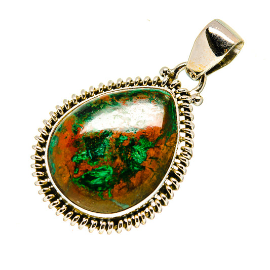 Chrysocolla Pendants handcrafted by Ana Silver Co - PD739158