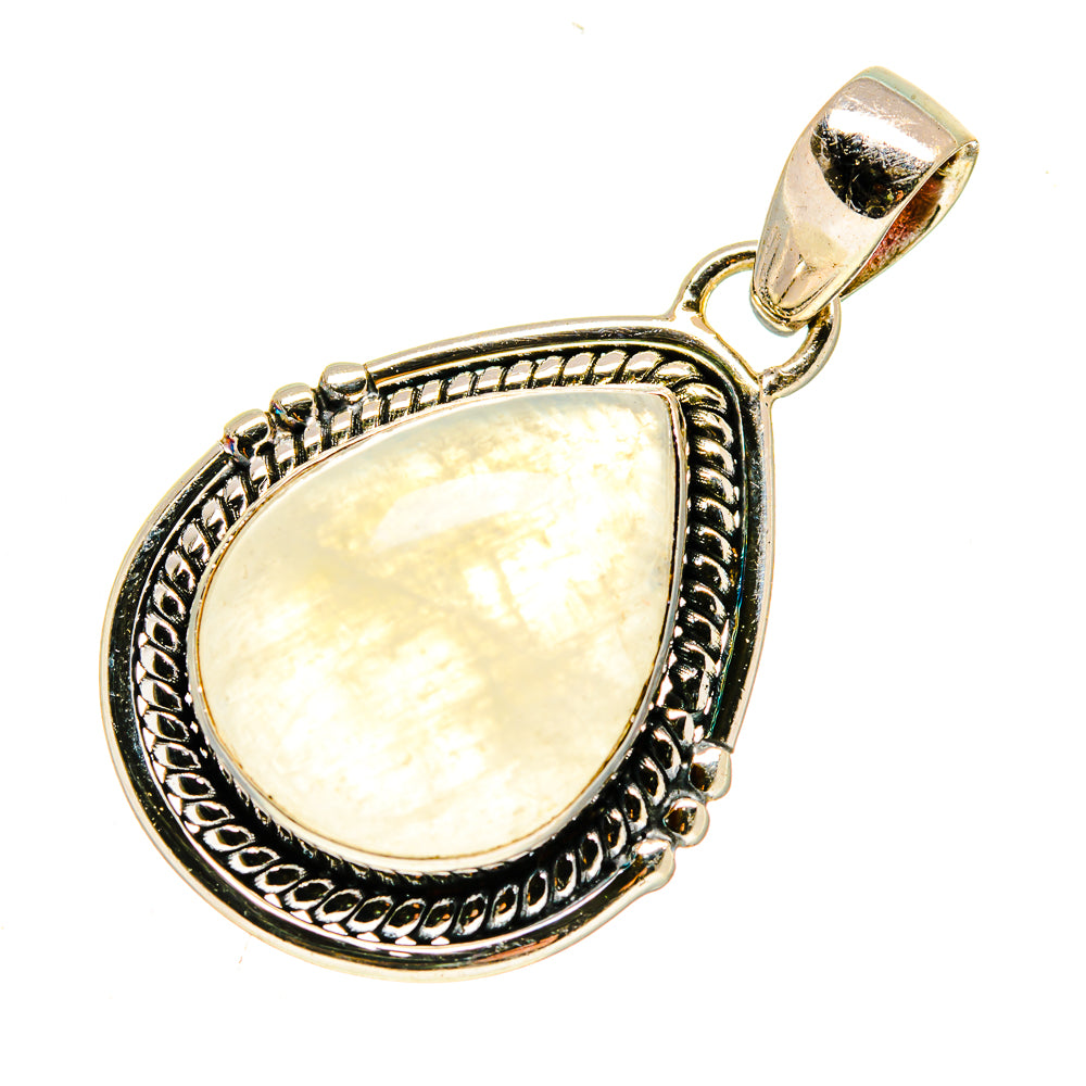 Rainbow Moonstone Pendants handcrafted by Ana Silver Co - PD739159