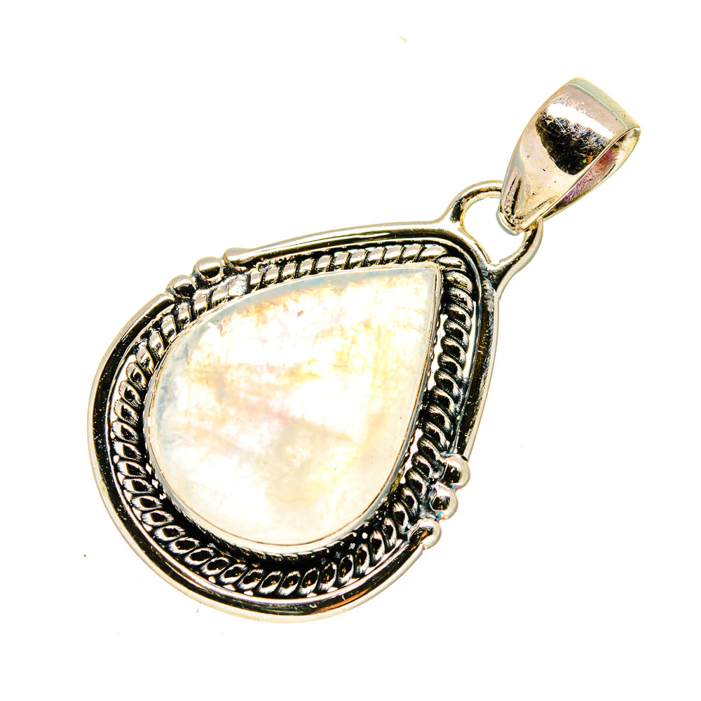 Rainbow Moonstone Pendants handcrafted by Ana Silver Co - PD739189