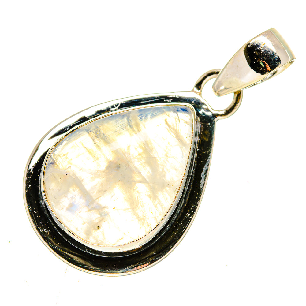 Rainbow Moonstone Pendants handcrafted by Ana Silver Co - PD739196