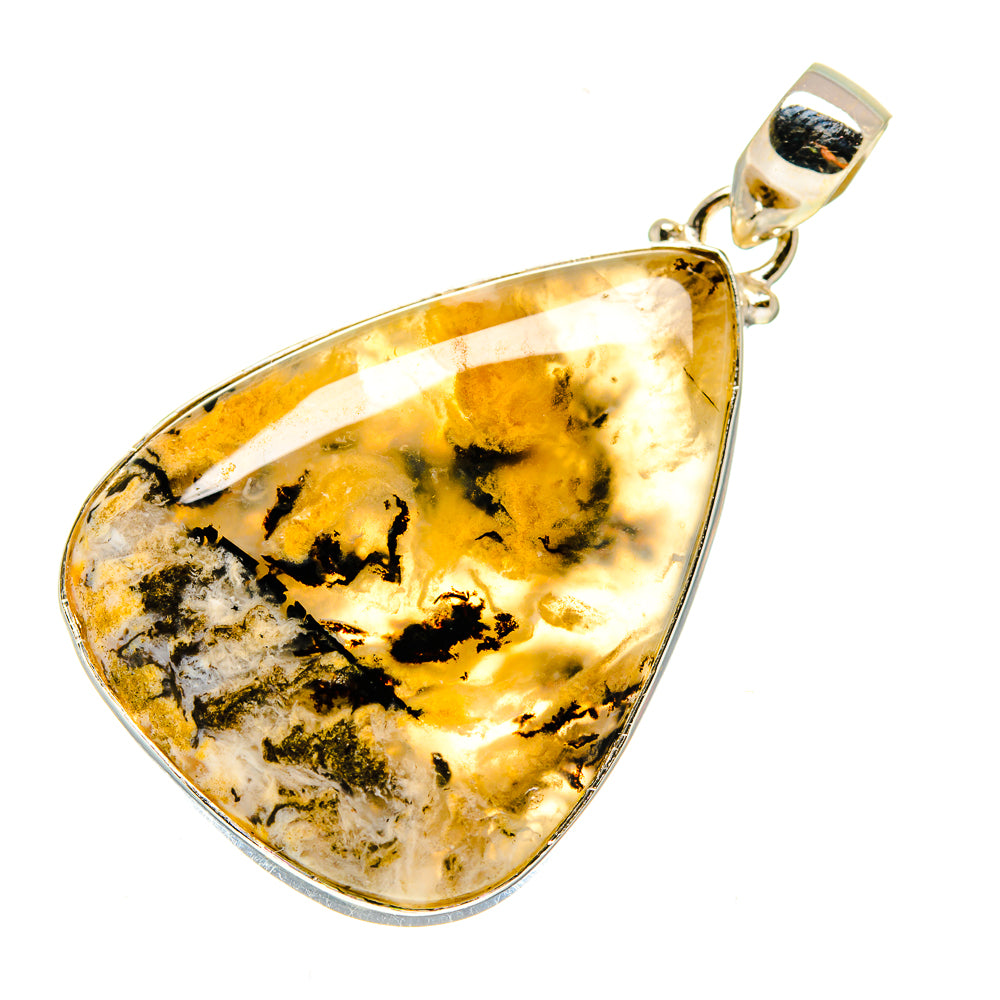 Plume Agate Pendants handcrafted by Ana Silver Co - PD739304