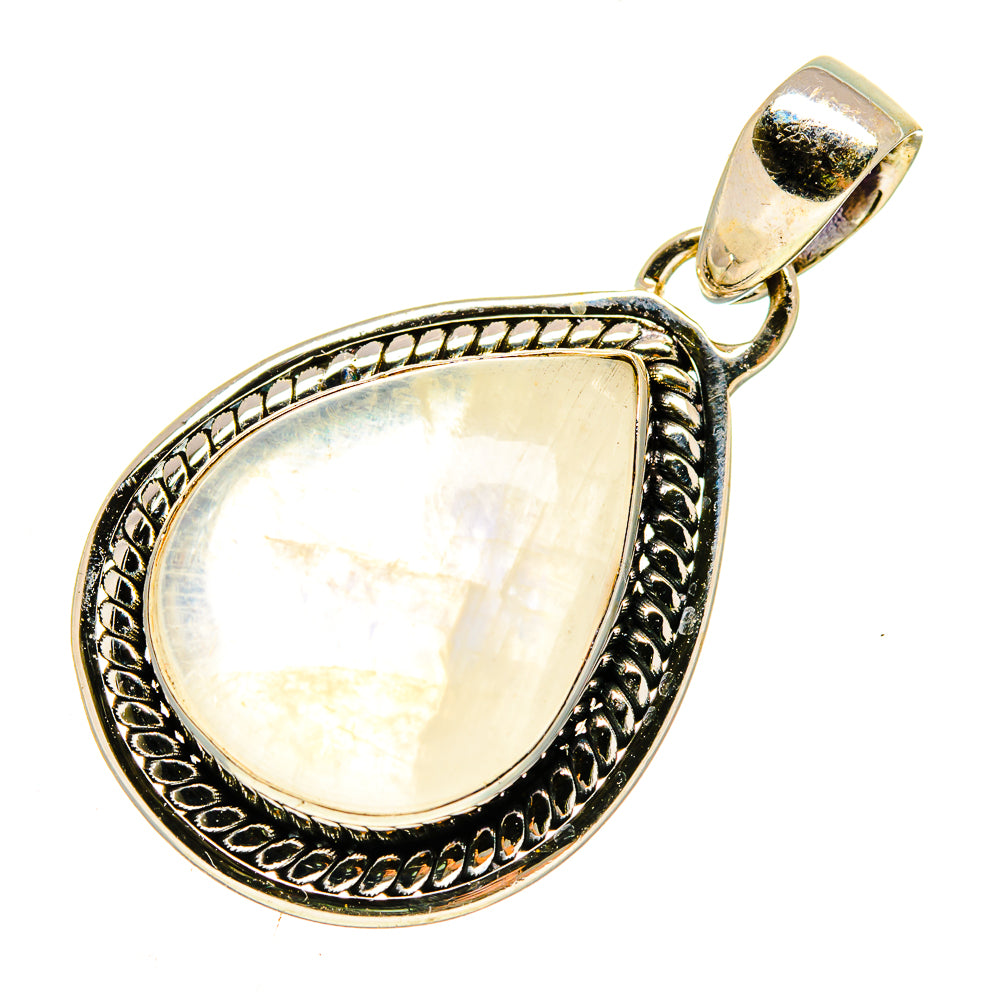 Rainbow Moonstone Pendants handcrafted by Ana Silver Co - PD739342