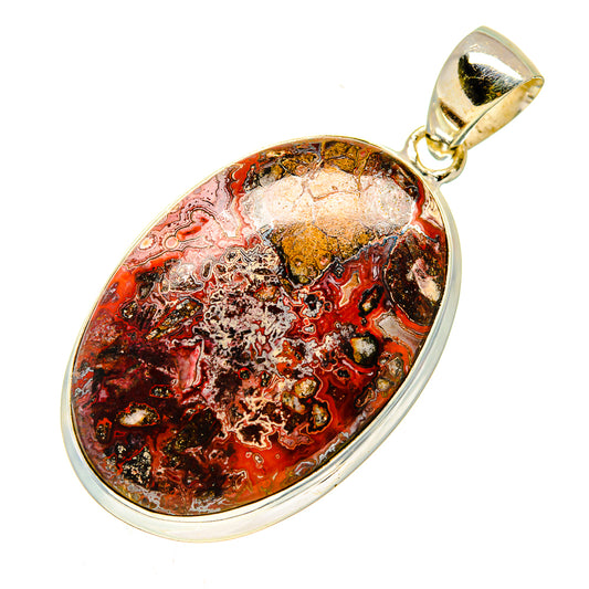 Crazy Lace Agate Pendants handcrafted by Ana Silver Co - PD739503