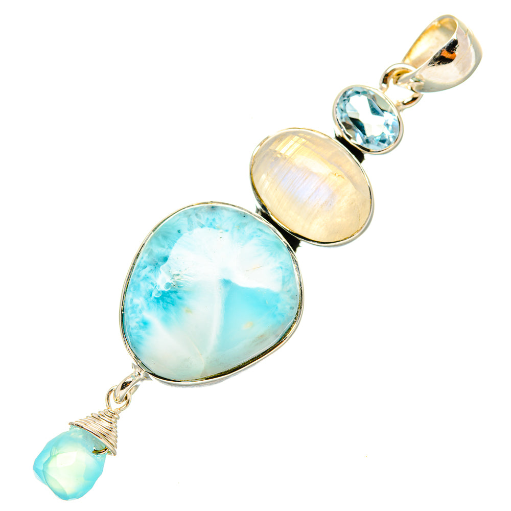 Larimar Pendants handcrafted by Ana Silver Co - PD7396