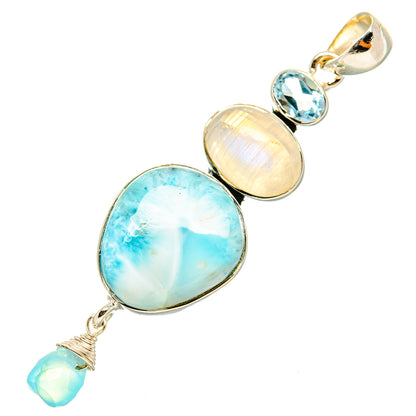 Larimar Pendants handcrafted by Ana Silver Co - PD7396