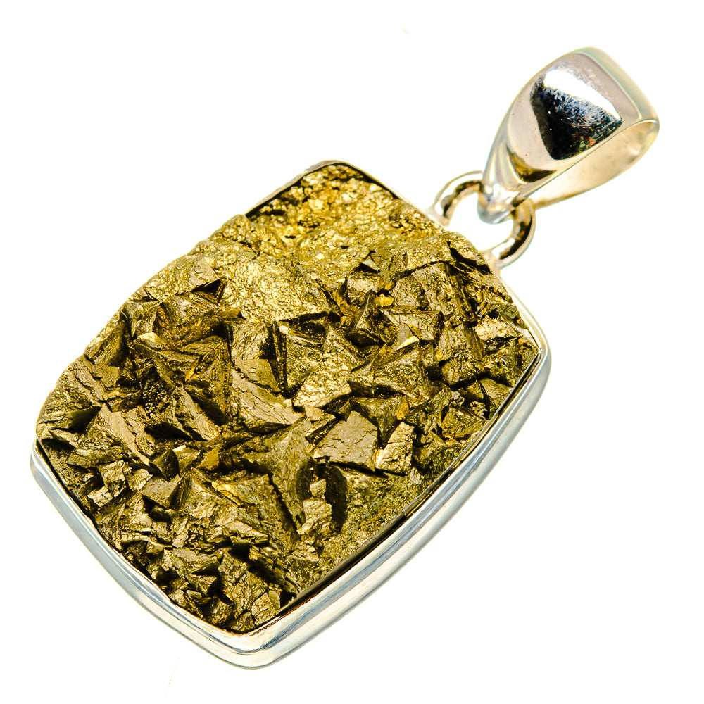Pyrite Pendants handcrafted by Ana Silver Co - PD739605
