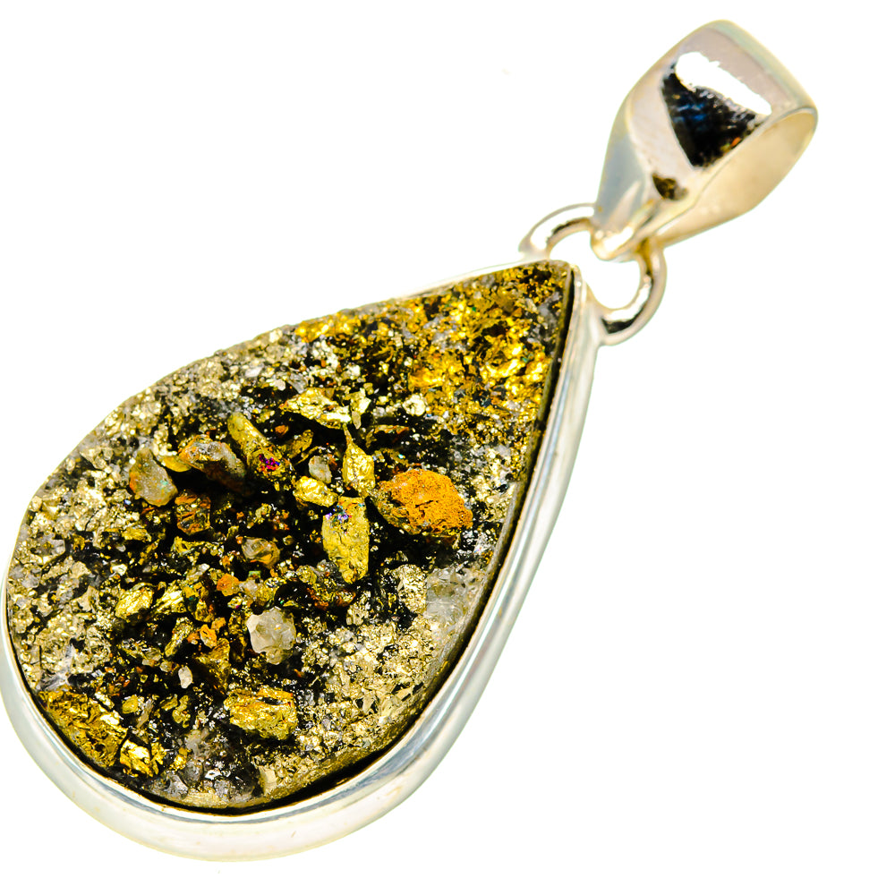 Pyrite Pendants handcrafted by Ana Silver Co - PD739691