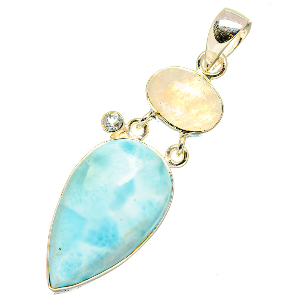 Larimar Pendants handcrafted by Ana Silver Co - PD7397