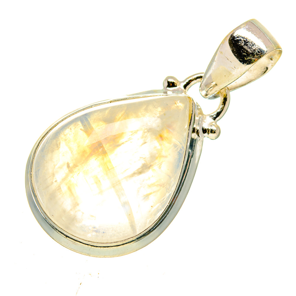 Rainbow Moonstone Pendants handcrafted by Ana Silver Co - PD739714