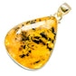 Plume Agate Pendants handcrafted by Ana Silver Co - PD739722