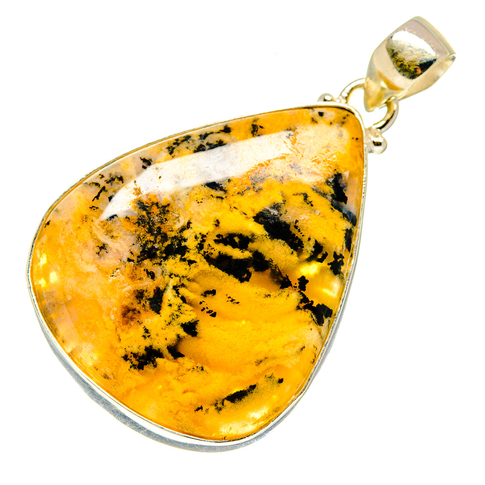 Plume Agate Pendants handcrafted by Ana Silver Co - PD739722