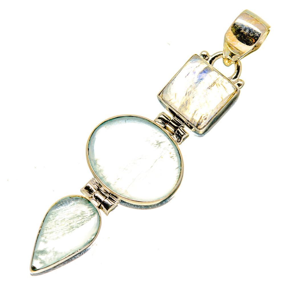 Rainbow Moonstone Pendants handcrafted by Ana Silver Co - PD739774