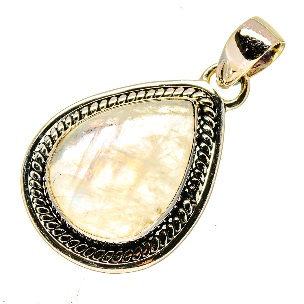 Rainbow Moonstone Pendants handcrafted by Ana Silver Co - PD739834
