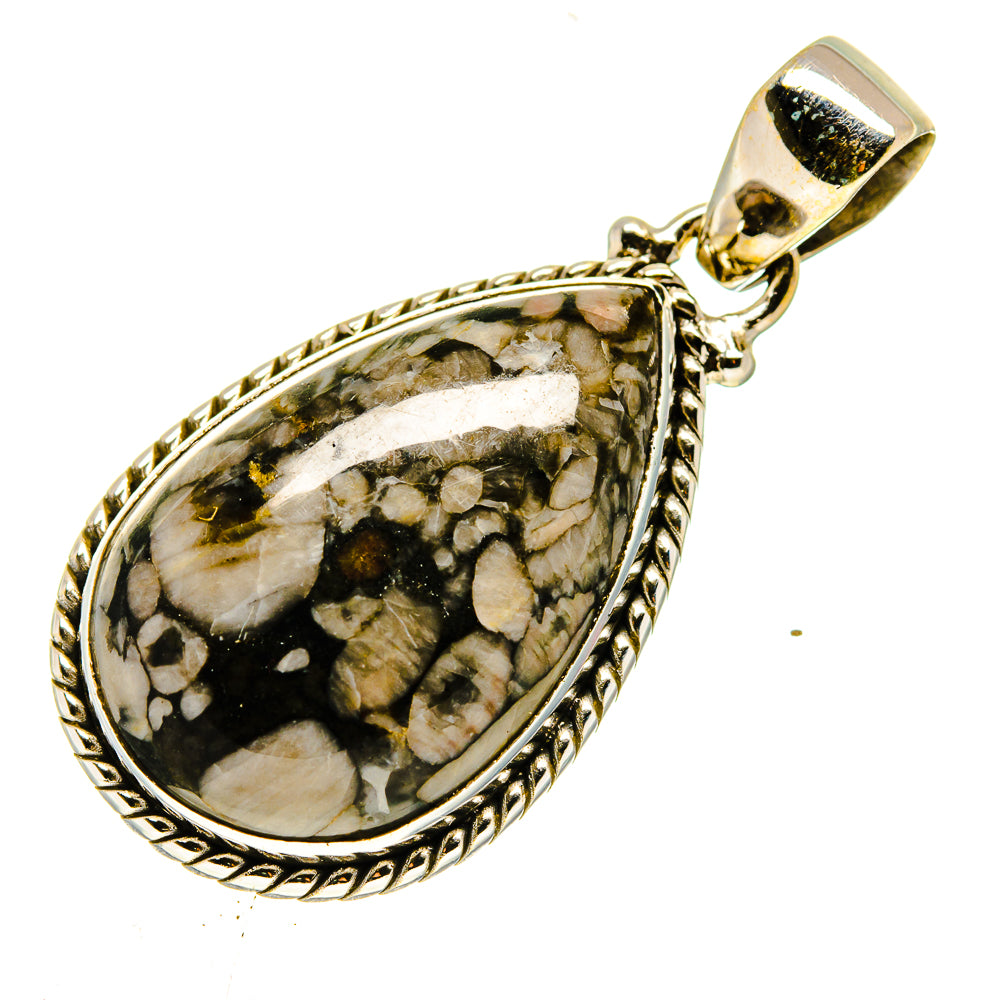 Crinoid Fossil Pendants handcrafted by Ana Silver Co - PD739842