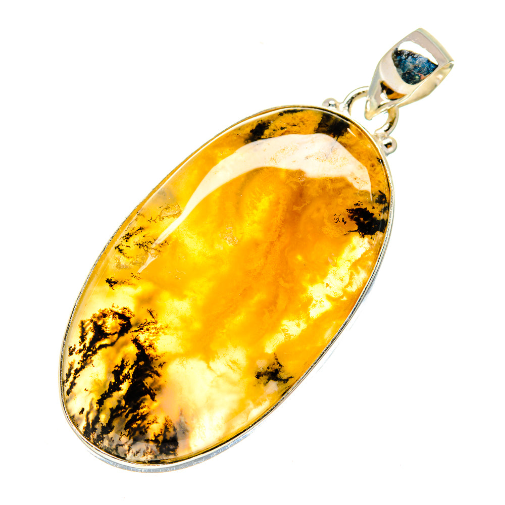 Plume Agate Pendants handcrafted by Ana Silver Co - PD739898