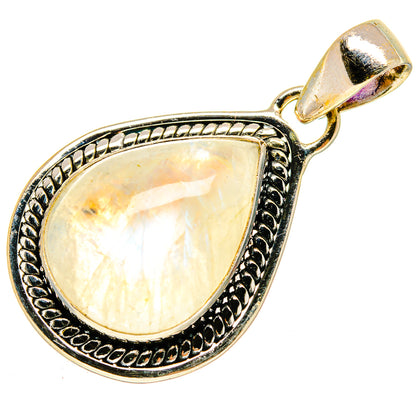 Rainbow Moonstone Pendants handcrafted by Ana Silver Co - PD739948