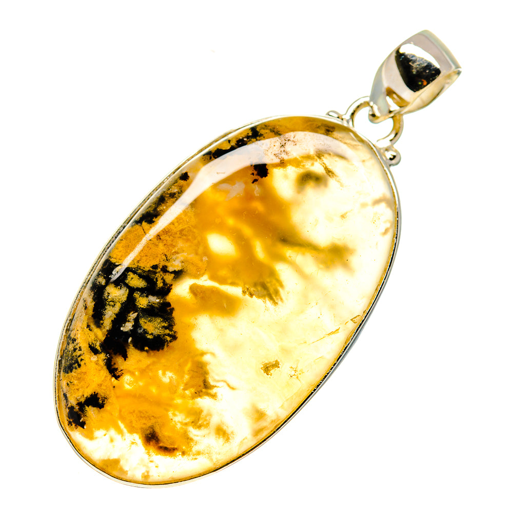 Plume Agate Pendants handcrafted by Ana Silver Co - PD739951