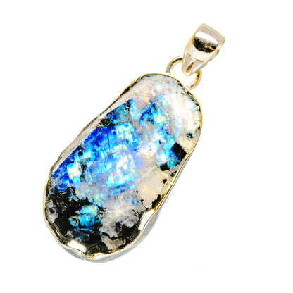 Rainbow Moonstone Pendants handcrafted by Ana Silver Co - PD7400
