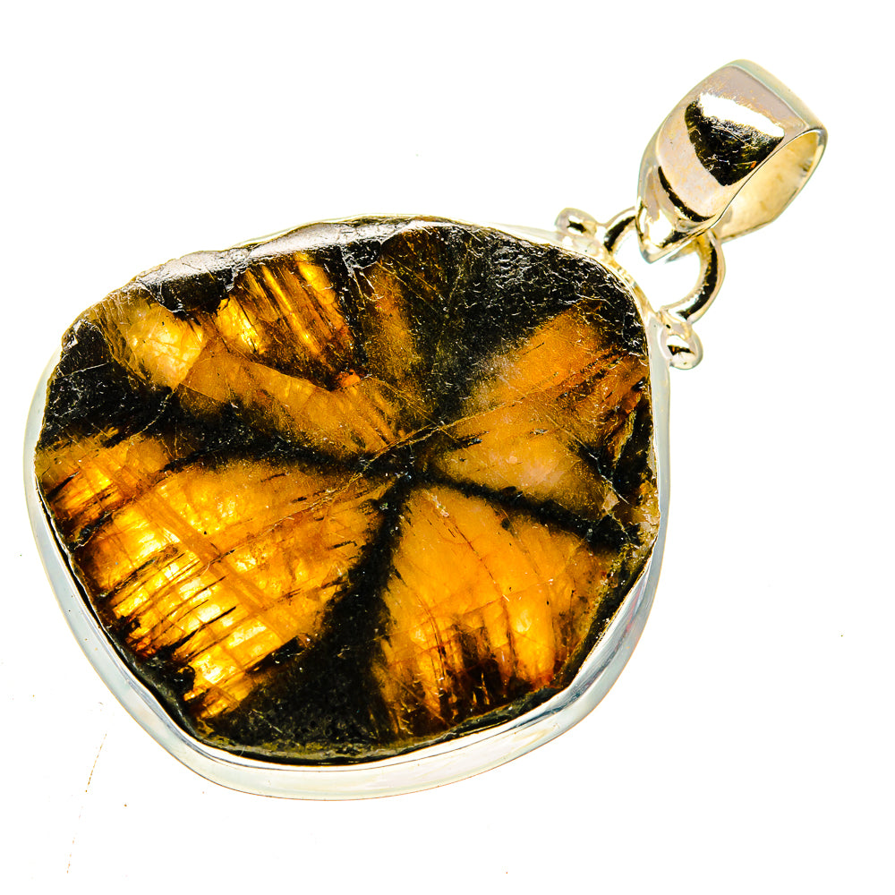 Chiastolite Pendants handcrafted by Ana Silver Co - PD740084