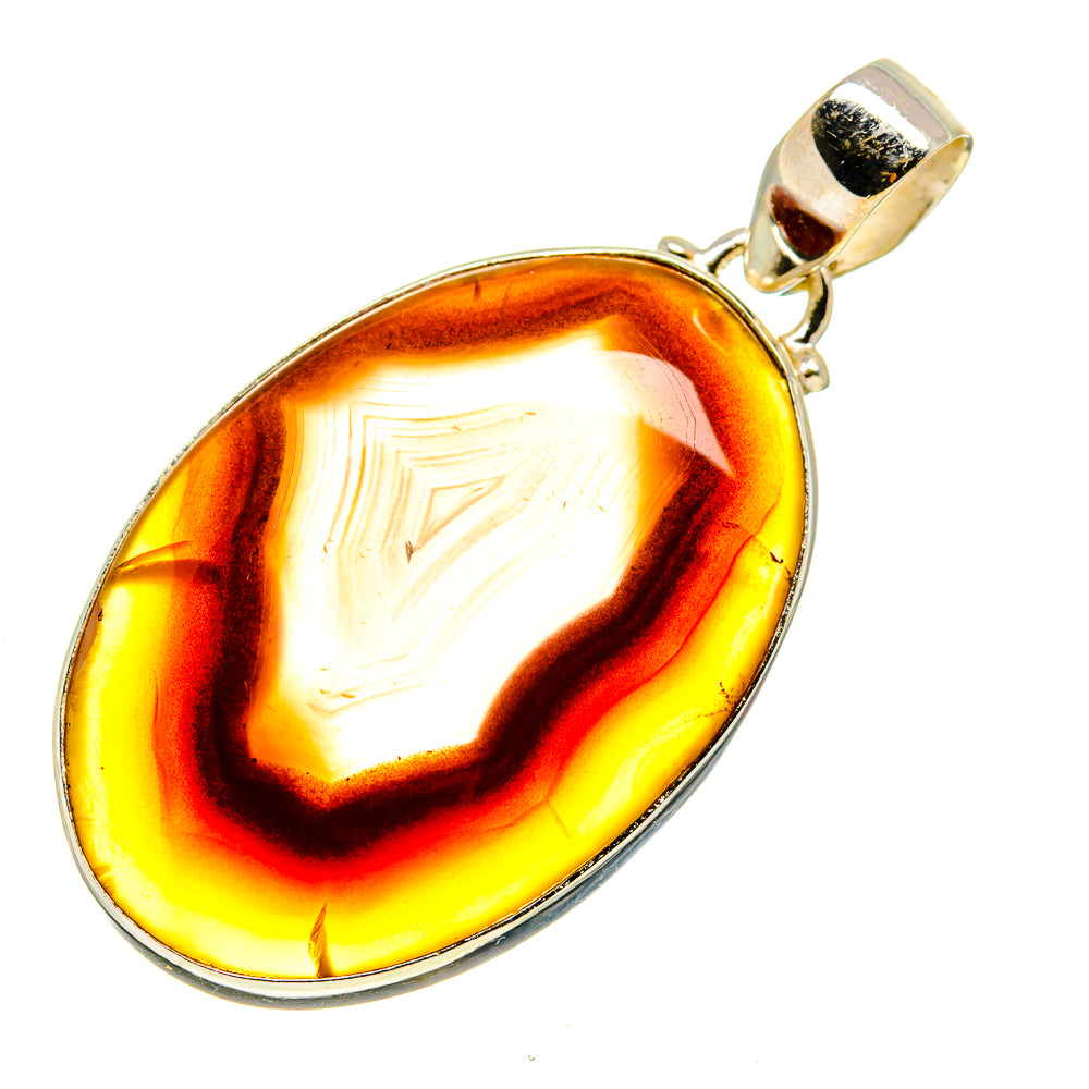 Botswana Agate Pendants handcrafted by Ana Silver Co - PD740144