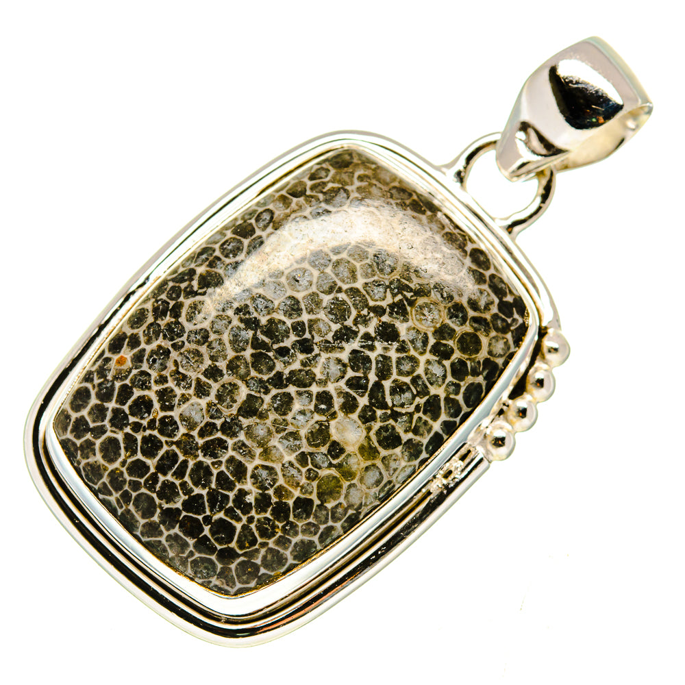 Stingray Coral Pendants handcrafted by Ana Silver Co - PD740287