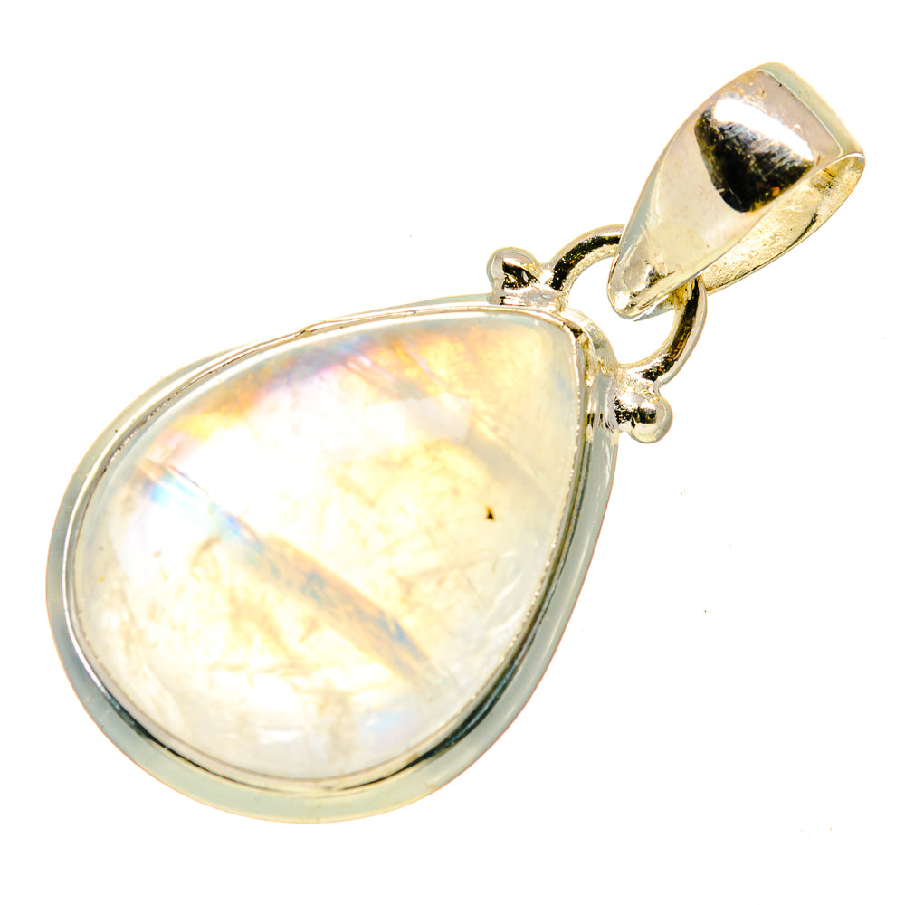 Rainbow Moonstone Pendants handcrafted by Ana Silver Co - PD740303