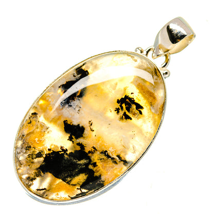 Plume Agate Pendants handcrafted by Ana Silver Co - PD740323