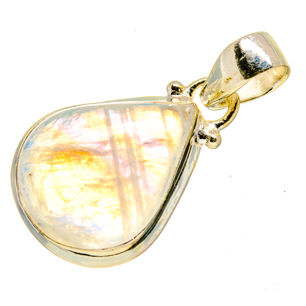 Rainbow Moonstone Pendants handcrafted by Ana Silver Co - PD740381
