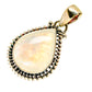 Rainbow Moonstone Pendants handcrafted by Ana Silver Co - PD740415