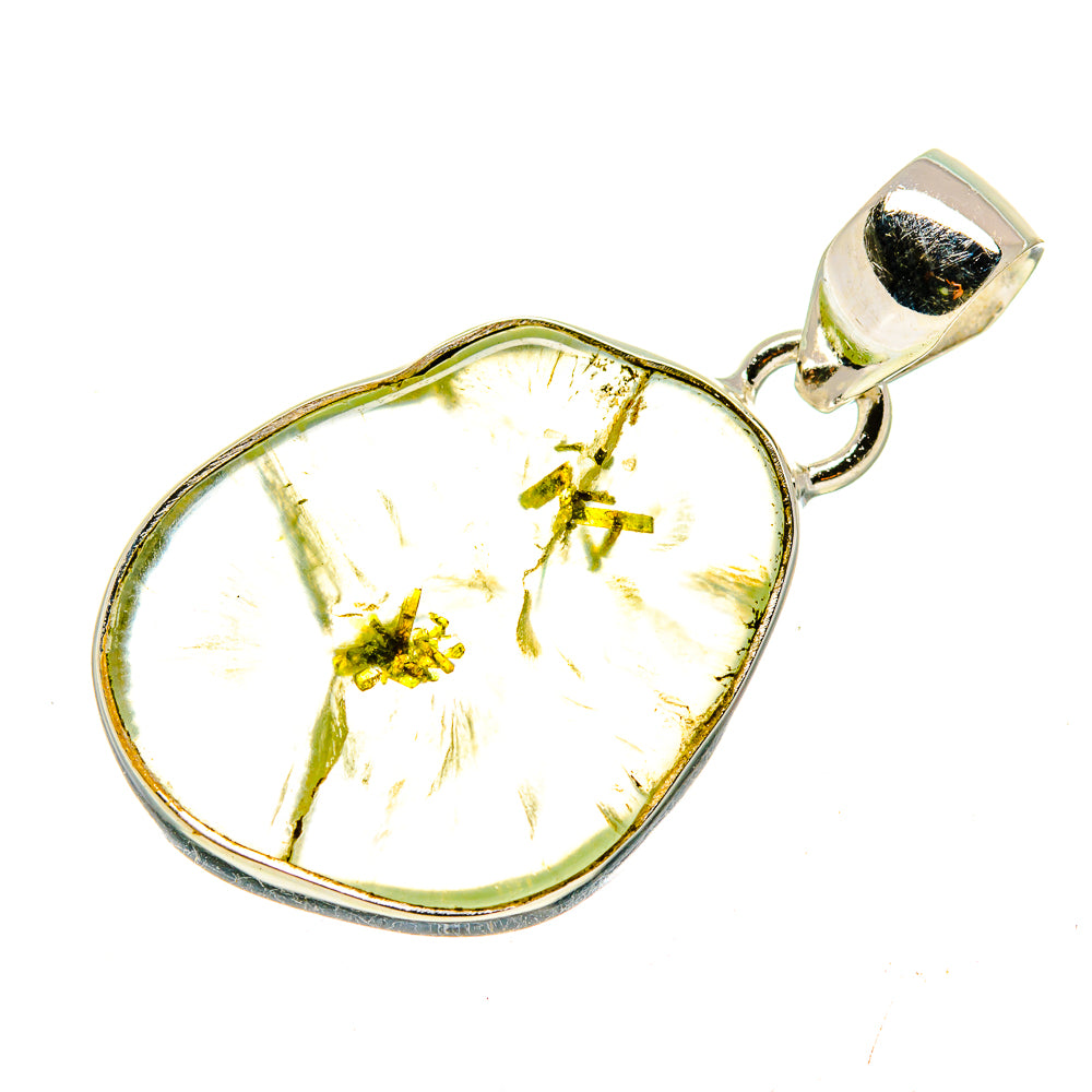 Prehnite Pendants handcrafted by Ana Silver Co - PD740425
