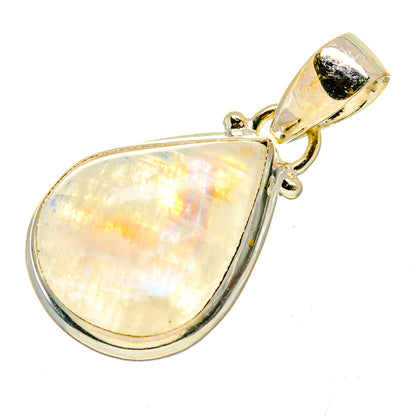 Rainbow Moonstone Pendants handcrafted by Ana Silver Co - PD740457