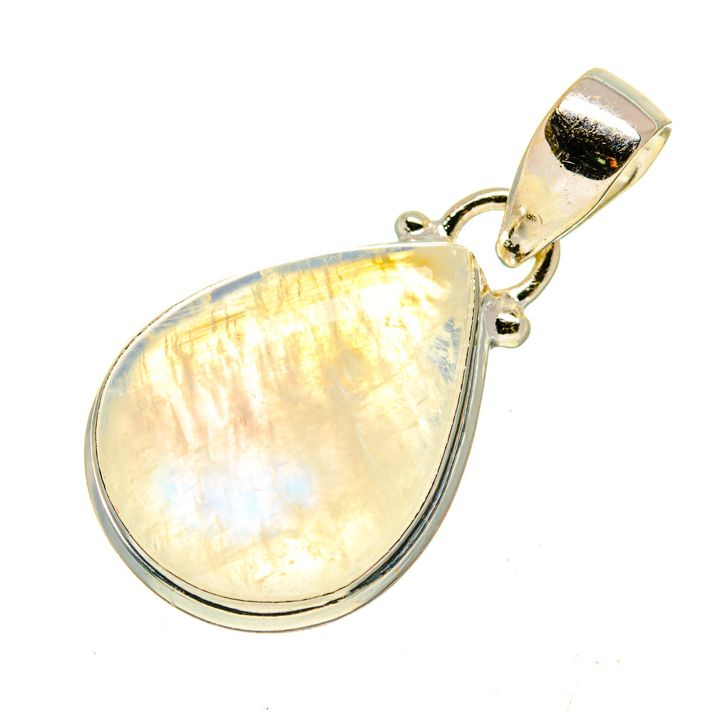 Rainbow Moonstone Pendants handcrafted by Ana Silver Co - PD740461