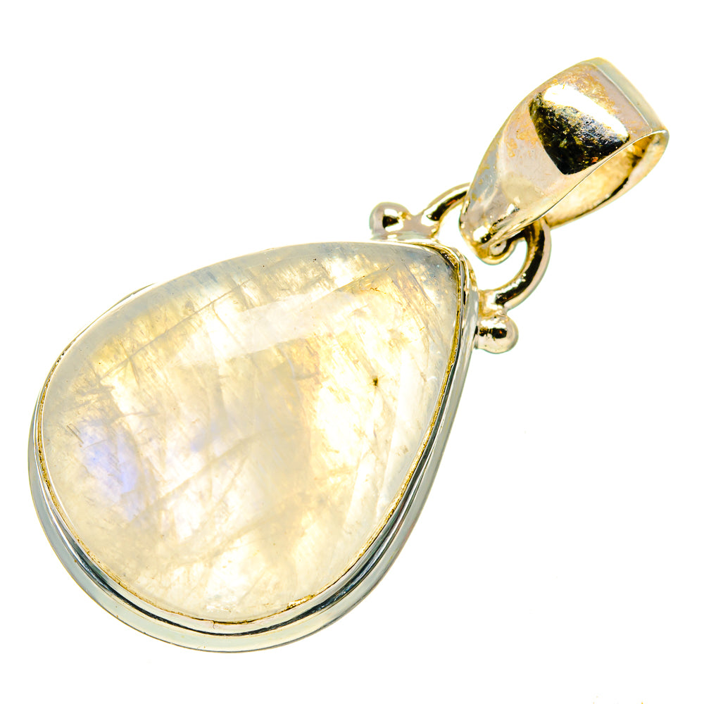 Rainbow Moonstone Pendants handcrafted by Ana Silver Co - PD740466