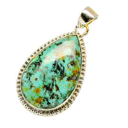 Tibetan Turquoise Pendants handcrafted by Ana Silver Co - PD7406