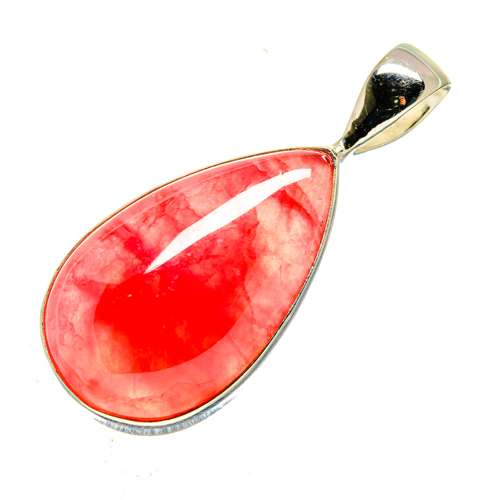 Pink Agate Pendants handcrafted by Ana Silver Co - PD740620