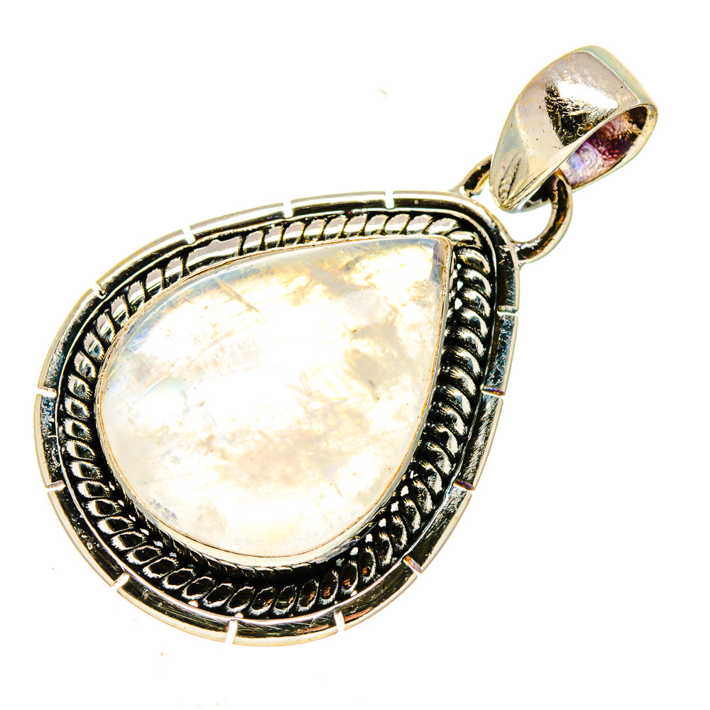 Rainbow Moonstone Pendants handcrafted by Ana Silver Co - PD740634