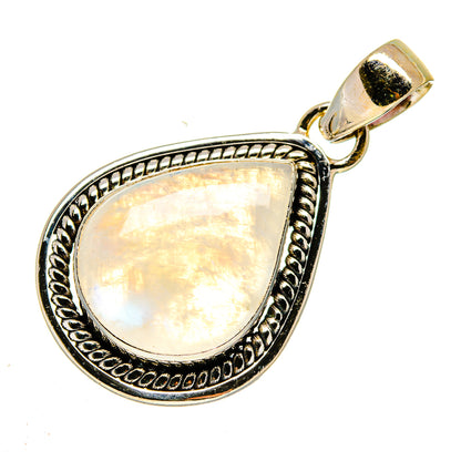 Rainbow Moonstone Pendants handcrafted by Ana Silver Co - PD740682