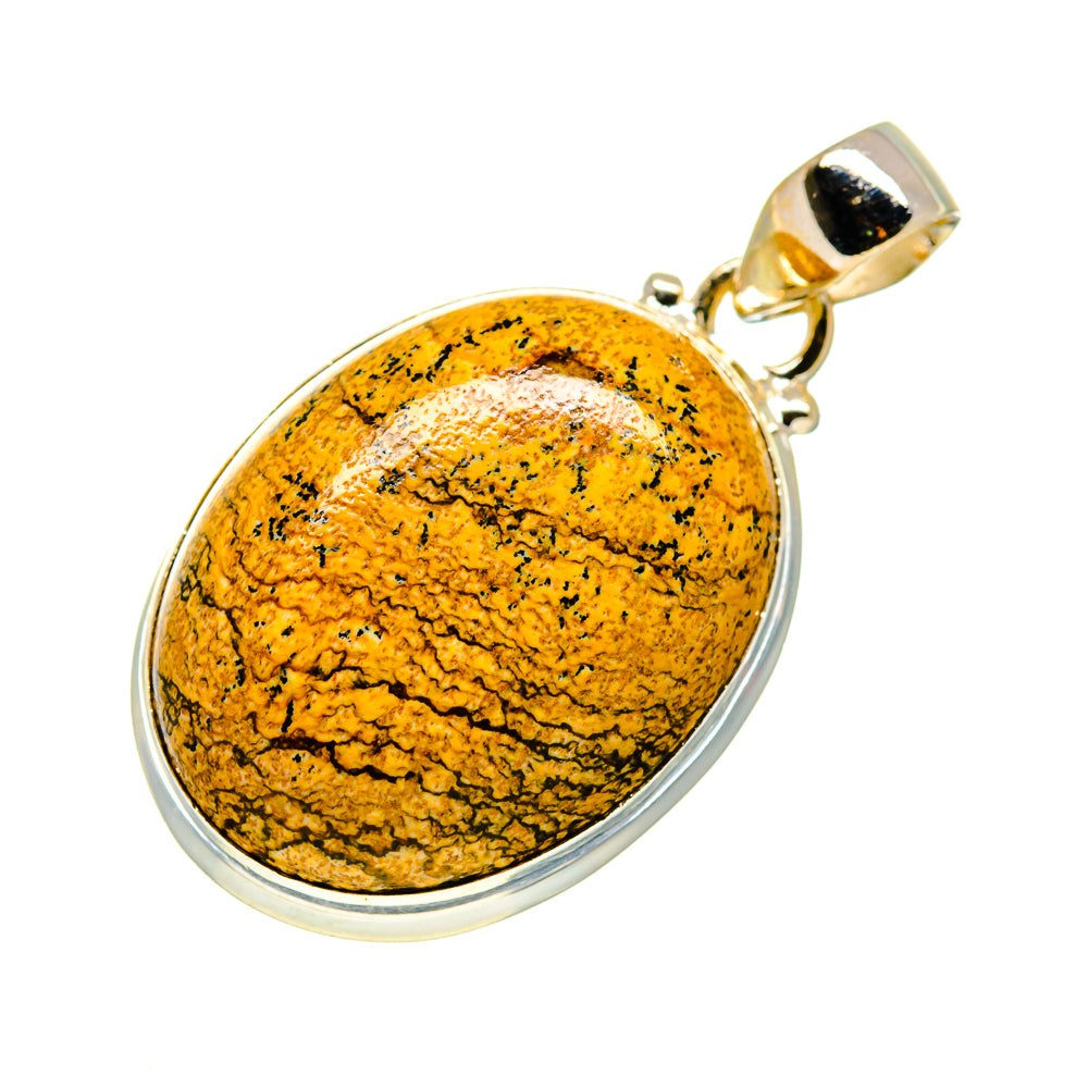 Picture Jasper Pendants handcrafted by Ana Silver Co - PD740689 - Photo 2