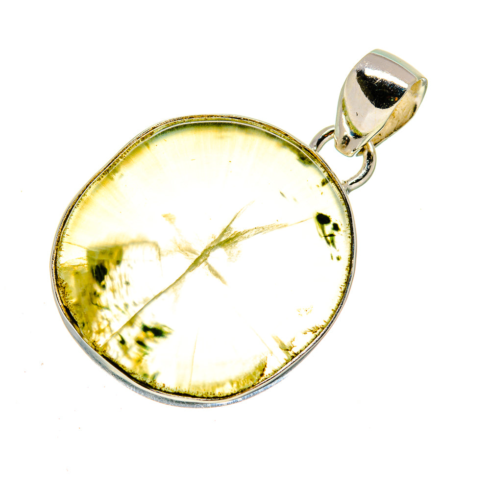 Prehnite Pendants handcrafted by Ana Silver Co - PD740695