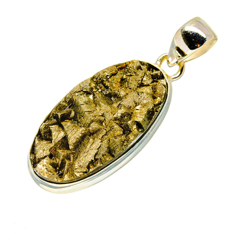 Pyrite Pendants handcrafted by Ana Silver Co - PD740777