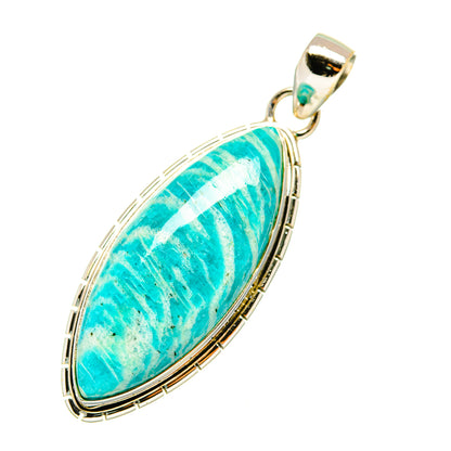 Amazonite Pendants handcrafted by Ana Silver Co - PD7408